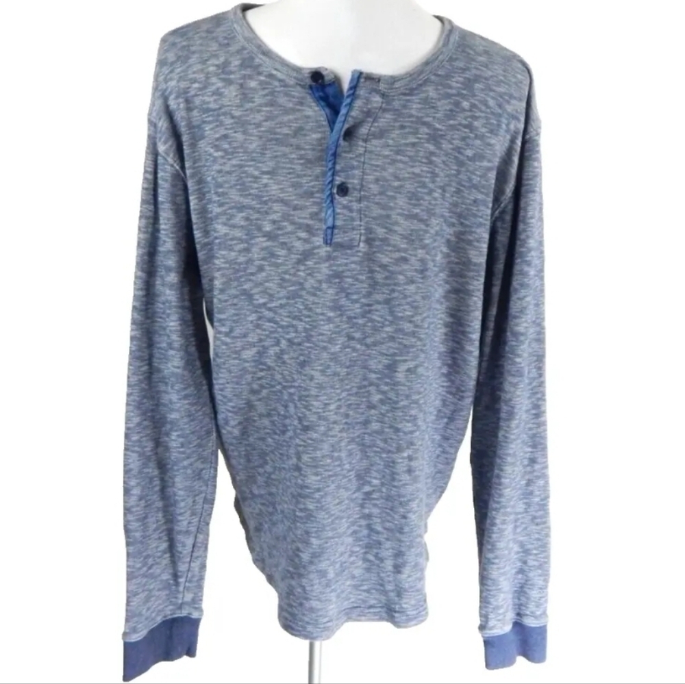 Lucky Brand Men's Slub Knit Henley